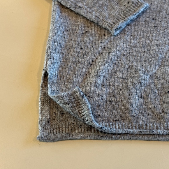 Madewell Donegal Whitworth Mockneck Sweater – Graphite – Size M – NWT - Picture 6 of 6